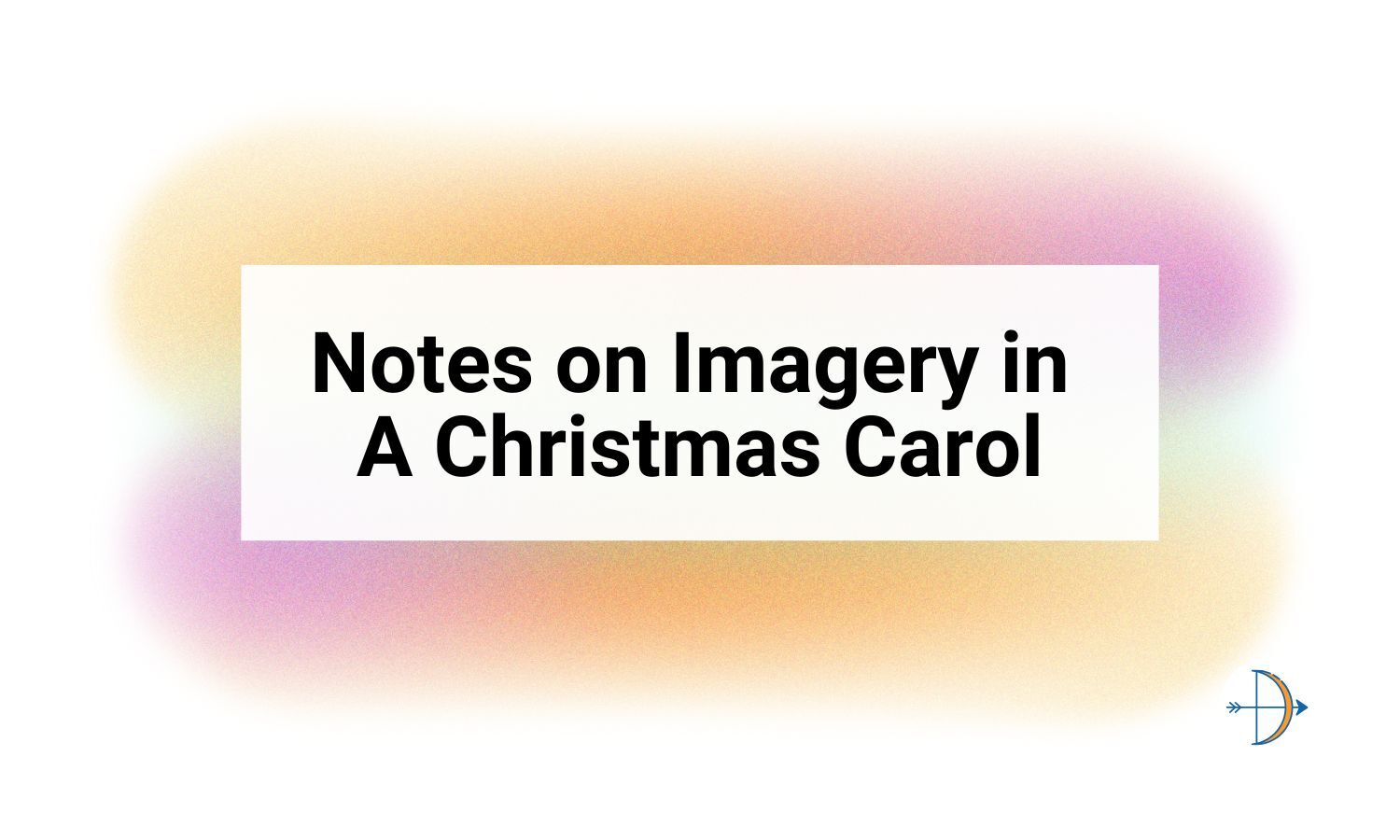 Notes on Imagery in A Christmas Carol KS4 Teaching Resource